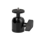 Mini Metall Kugelkopf 3/8 Zoll - Universal Kugelkopf mit 360° Drehung für Stativ & Zubehör