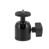 Mini Metall Kugelkopf 3/8 Zoll - Universal Kugelkopf mit 360° Drehung für Stativ & Zubehör