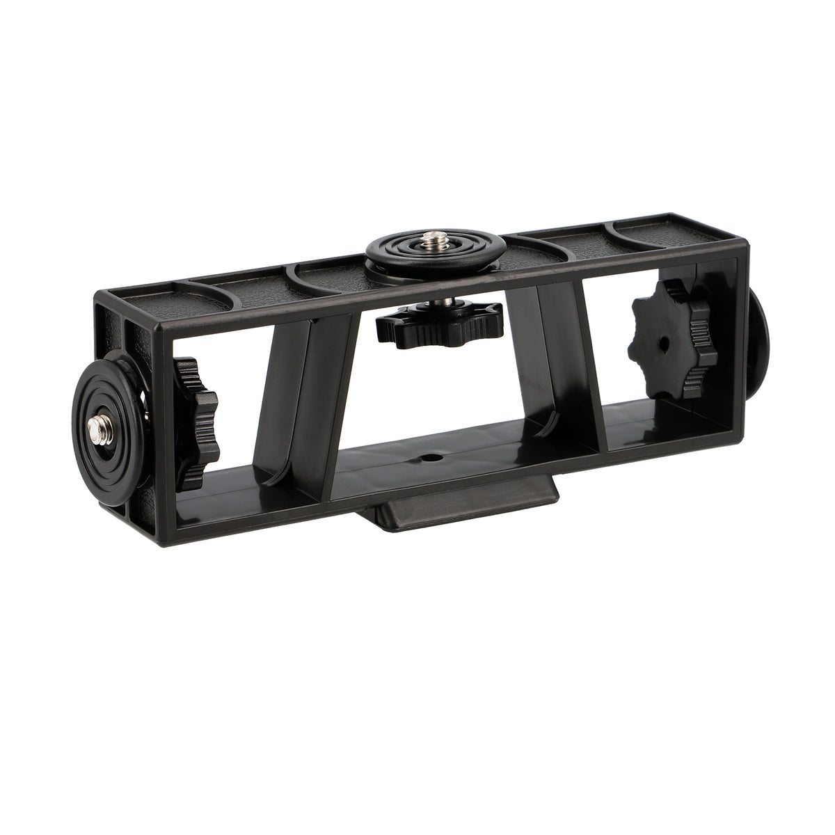Halterung mit dreifachen 1/4 Zoll Gewinde Kamerahalter für flexible Multi-Kamera-Setups