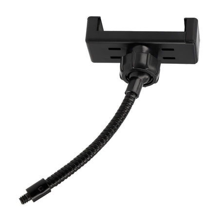 Flexibler Smartphone Halter mit Schwanenhals & 360° Kugelkopf Universal Handy Stativadapter 1/4 Zoll 15cm Arm
