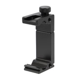 Metall Smartphone Halter Blitzschuh & 1/4 Zoll Robuster Handy Stativadapter für Mikrofon, LED-Licht & Vlogging