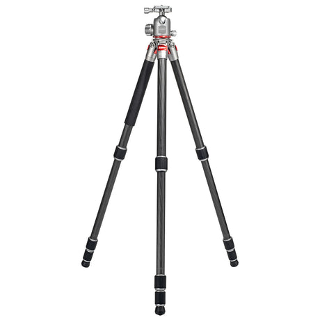 JUSINO Leichtes Karbon Fotostativ mit Kugelkopf Stativ bis 138cm 12kg AF-254C FGS-36