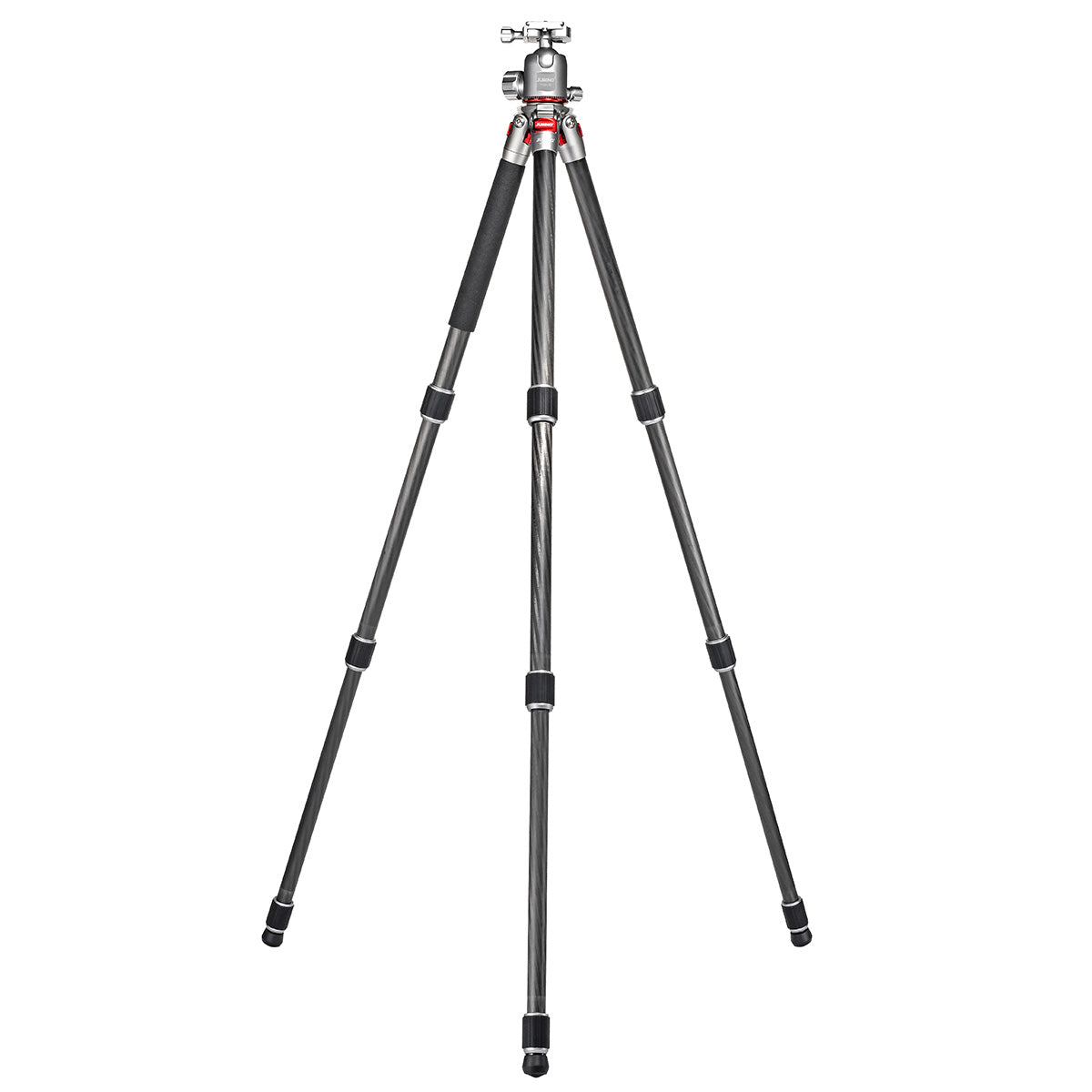 JUSINO Leichtes Karbon Fotostativ mit Kugelkopf Stativ bis 138cm 12kg AF-254C FGS-36