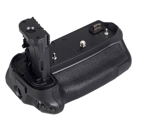 Batteriegriff Set für Canon EOS R Ra Handgriff mit Ladefunktion + 2x LP-E6N Akkus Inkl. USB-C Netzteil