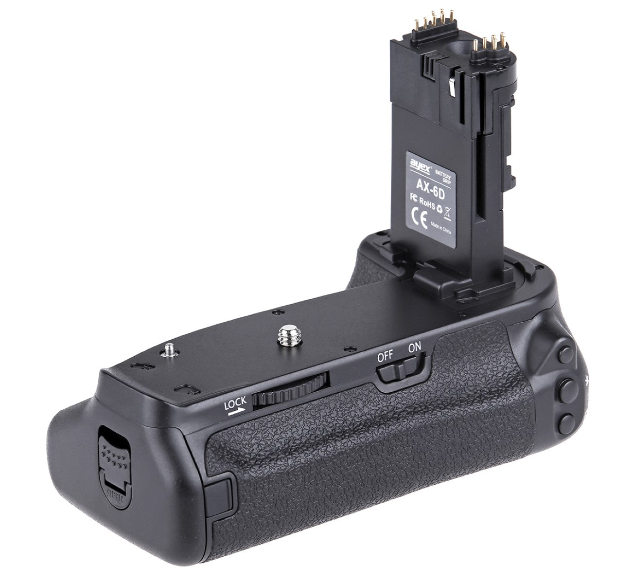 Batteriegriff Set für Canon EOS 6D + 2x LP-E6N Akkus