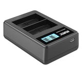 ayex Power Set mit 2x EN-EL15B Akku für Nikon + 1x USB Dual Ladegerät