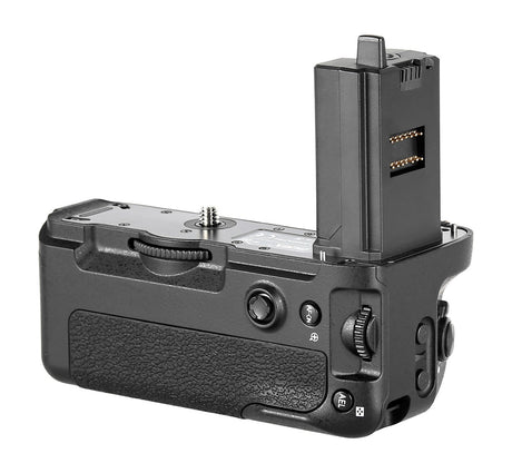 Batteriegriff Set für Sony Alpha 1 a7RIV a7SIII a7IV a9II + 2x NP-FZ100 Akku + 1x USB Dual-Ladegerät wie VG-C4EM