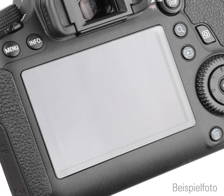 Displayschutz für Canon EOS 650D selbsthaftendes Echtglas