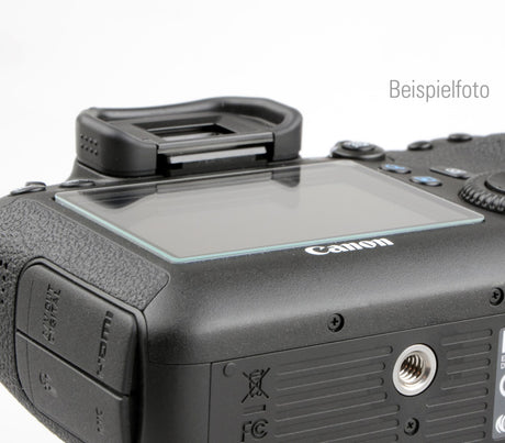 Displayschutz für Canon EOS 650D selbsthaftendes Echtglas