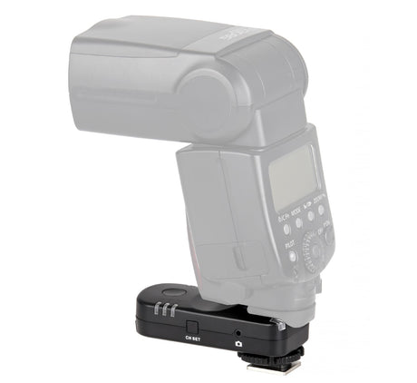ayex Funk Blitzauslöser und Kamera-Fernauslöser für Canon EOS und Powershot, Blitz- & Kameraauslöser Set mit 2 Transceivern AX-BA1