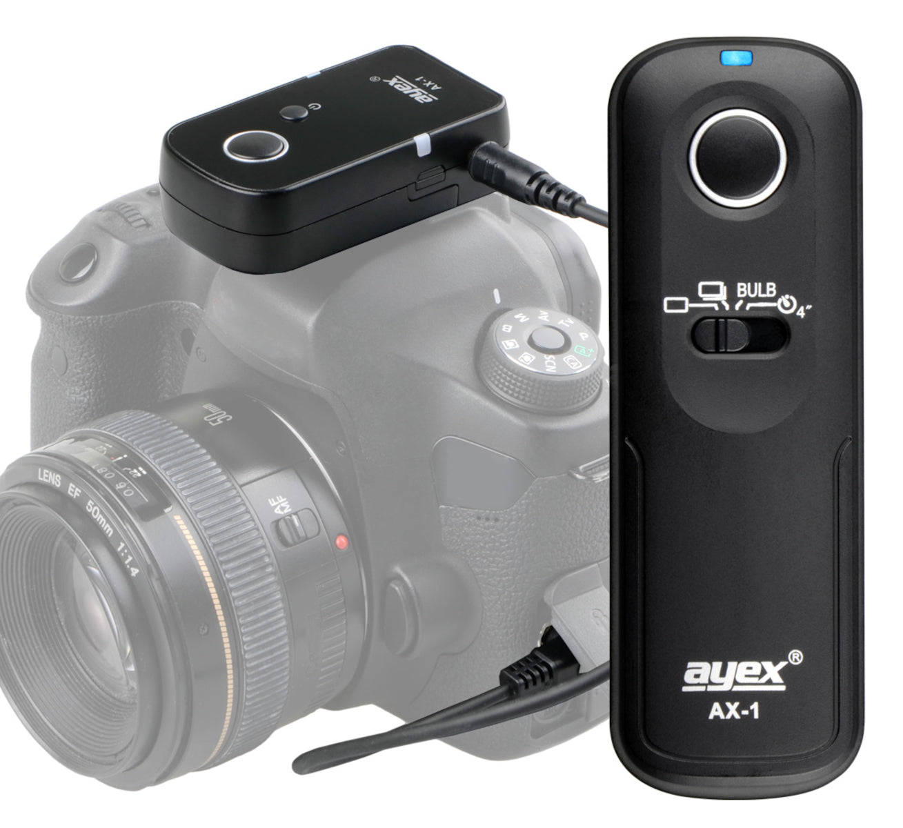 Funk Fernauslöser AX-1 DC2 Nikon Z7 Z6 D7500 D7100 D750 D610 D90 D5600 D3300