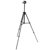 Reisestativ Aluminium leicht & kompakt 135cm Höhe Kugelkopf DSLR Kamera bis 3?kg