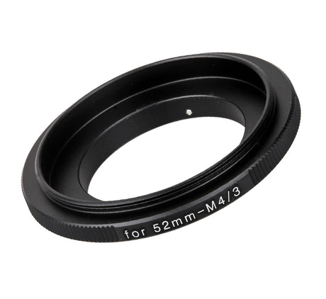 Retroadapter 52mm Micro 4/3 Umkehrring Reversering Objektiv Makroadapter