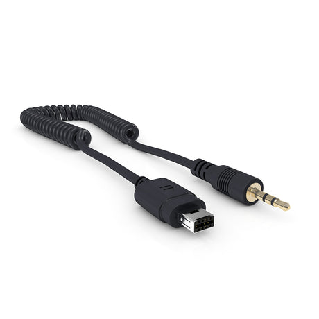 Spiral Adapterkabel DC2 zB Nikon Z7 Z6 D7500 D7100 D750 D610 D90 D5600 D3300