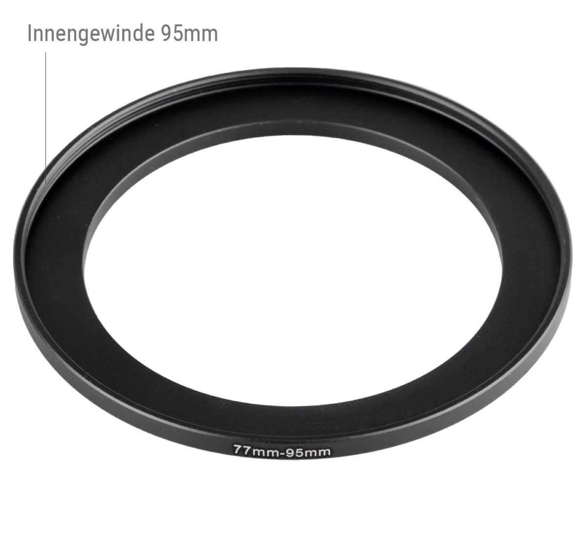 Step Up Ring 77mm-95mm Reduzierring Adapterring Universal passend