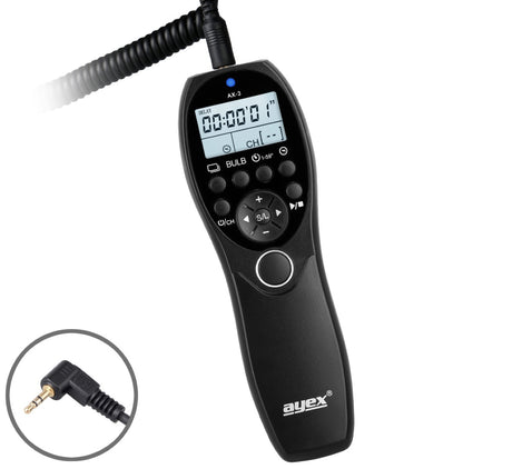Timer Fernauslöser AX-3 E3 Pentax 645D K-50 K-30 K20D K-7 K-M MZ6 K200D OM-D E-M1 Mark II Intervallauslöser Timelapse Bulb Serienaufnahme
