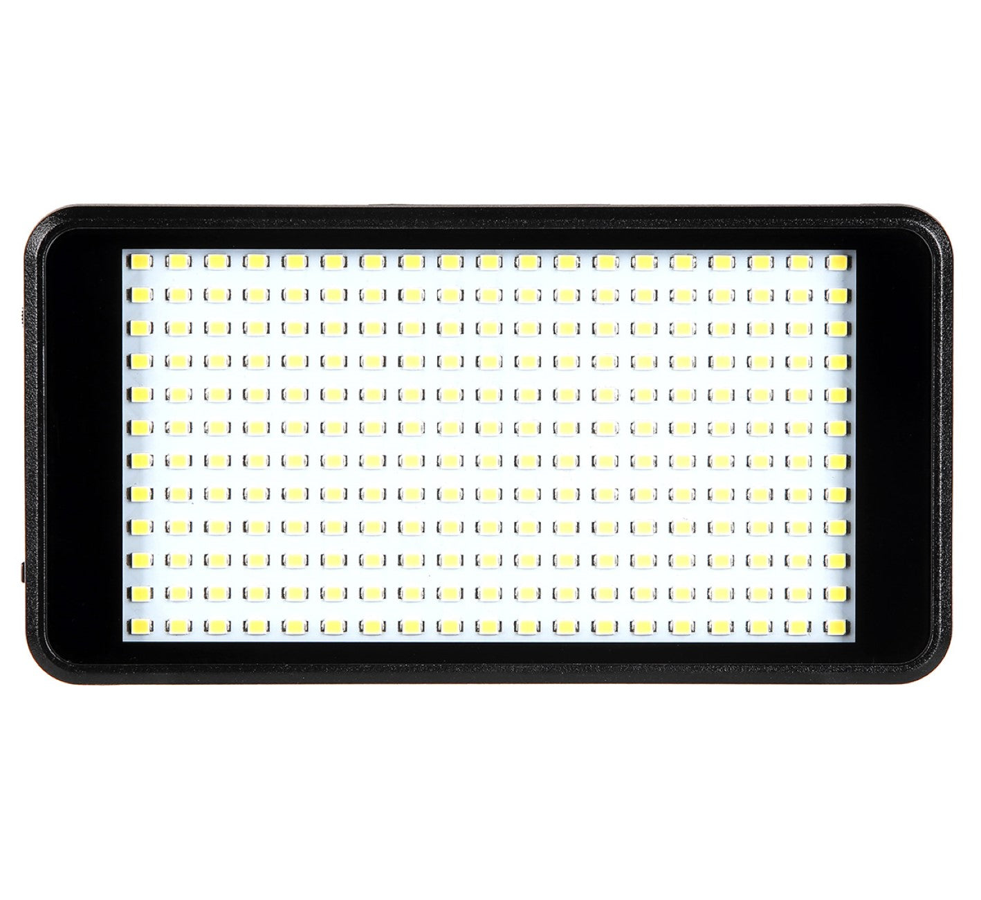 Videoleuchte mit 228 LEDs und Power Bank Funktion und Diffusoren