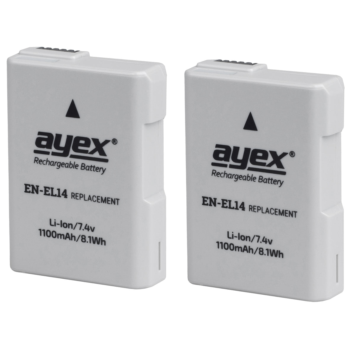Batteriegriff-Set für Nikon D3200, D3100 + 2x EN-EL14 Akku + USB Dual- Ladegerät