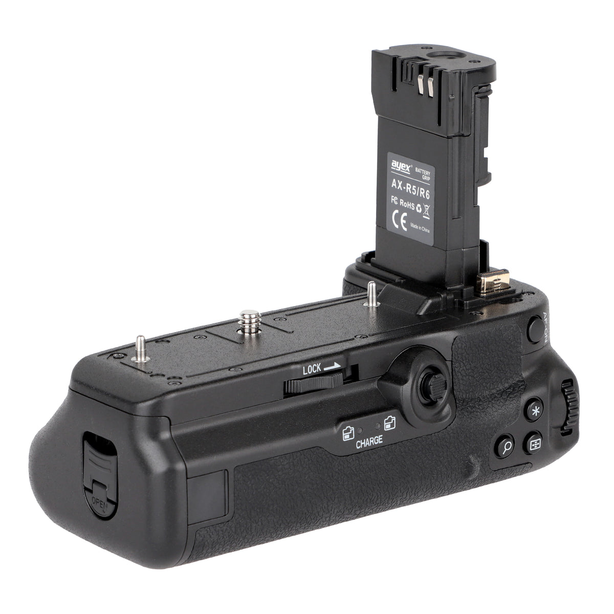 Batteriegriff für Canon EOS R5 R6 R6 Mark II wie BG-R10 kompakter Handgriff bequemer & sicherer Halt