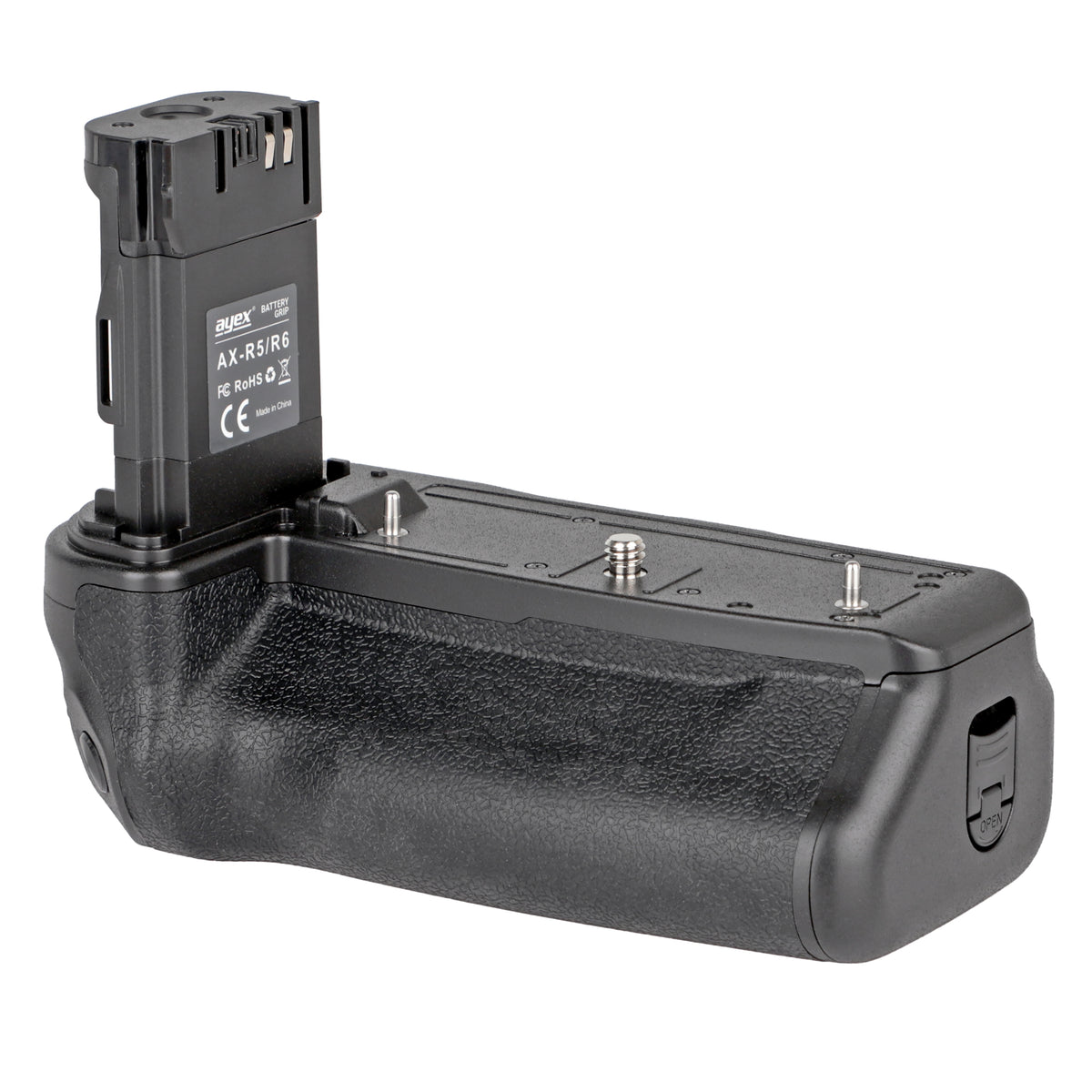 Batteriegriff für Canon EOS R5 R6 R6 Mark II wie BG-R10 kompakter Handgriff bequemer & sicherer Halt