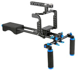 ayex Schulterstativ Rig-Set inkl. Kamera Cage C7 für Panasonic Lumix DMC-GH5