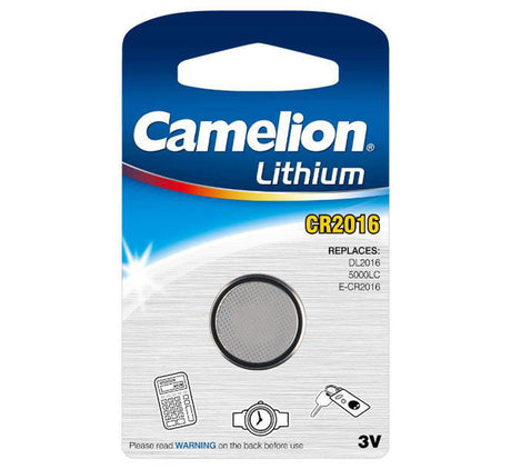 CR2016 Camelion Lithiumzelle 3V Batterie CR2016 BP1