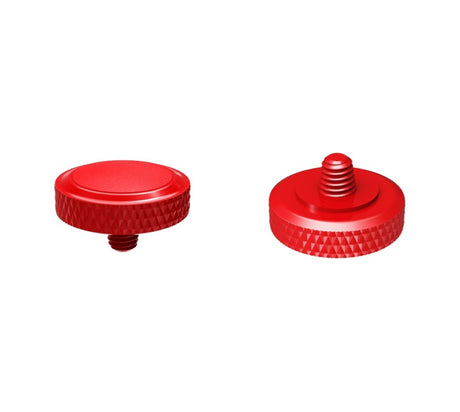 Deluxe Soft Release Button Kupfer & Silikon Rot Inklusive 2 Gummiringe