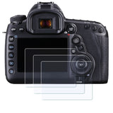 Display-Schutzglas für Canon EOS 5D Mark III, 5D Mark IV, 5DS R, 5DS, 1D X – 0,3 mm 9H gehärtetes Glas 3 Stück