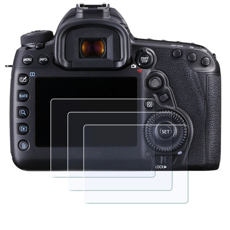 Display-Schutzglas für Canon EOS 5D Mark III, 5D Mark IV, 5DS R, 5DS, 1D X – 0,3 mm 9H gehärtetes Glas 3 Stück