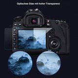 Display-Schutzglas für Canon EOS 70D, 80D, 90D, 7D Mark II, 6D Mark II – 0,3 mm 9H gehärtetes Glas 3 Stück
