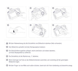 Display-Schutzglas für Canon EOS 70D, 80D, 90D, 7D Mark II, 6D Mark II – 0,3 mm 9H gehärtetes Glas 3 Stück