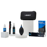 VSGO Professionelles Kamera-Reinigungsset für Vollformat Objektive & Displays DKL-20F Travel Cleaning Kit Pro
