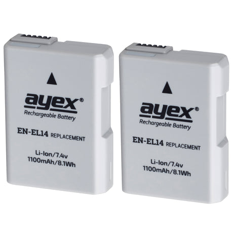 Batteriegriff Set für Nikon D5500 D5600 + IR-Fernauslöser + 2x EN-EL14 Akku + 1x USB Dual Ladegerät