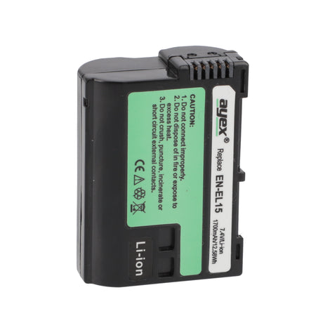 EN-EL15 Akku 2 Stück Sparset für Nikon Z6 Z7 D7000 D600 D750 V1 D800E B-Ware