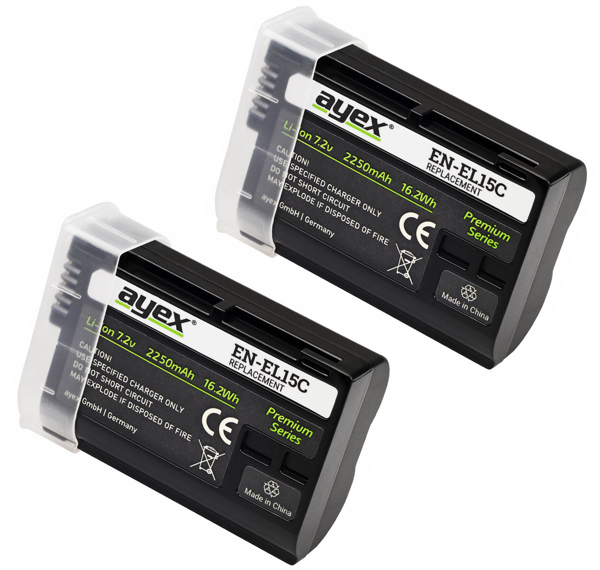 Batteriegriff für Nikon Z8 + 2x EN-EL15C Akkus Hochformatgriff mit USB-C-Ladefunktion