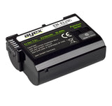 EN-EL15C Akku für Nikon Z7 II Z6 D7500 D7000 D850 D750 D610 D800E lange Laufzeit 2250mAh