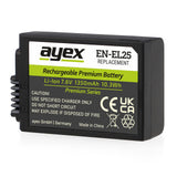ayex EN-EL25 Akku 1350mAh 7.6V (10.3Wh) Premium Series für Nikon Z30 Z50 Z50 II Z fc