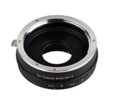Objektivadapter mit Blende für Canon EF/EF-S Objektive an Micro 4/3