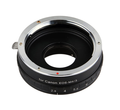 Objektivadapter mit Blende für Canon EF/EF-S Objektive an Micro 4/3