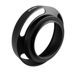 Metall Gegenlichtblende Schwarz – Hohlprofil Design – Schraubmontage