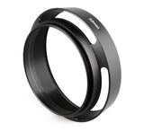 Metall Gegenlichtblende Schwarz – Hohlprofil Design – Schraubmontage