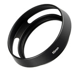 Metall Gegenlichtblende Schwarz – Hohlprofil Design – Schraubmontage