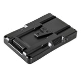 Adapter Platte für 2 Sony Akkus Typ NP-F970 F770 F570 Zeitgleich sicher & schnell Akkus wieder aufladen