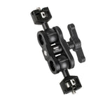 Magic Arm Gelenkarm 1/4 Zoll eloxiertes Alumnium Doppel-Kugelköpfe gut erreichbare Drehschraube FSA-05
