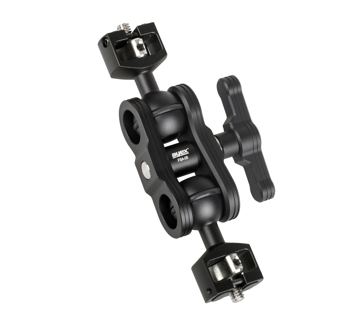 Magic Arm Gelenkarm 1/4 Zoll eloxiertes Alumnium Doppel-Kugelköpfe gut erreichbare Drehschraube FSA-05