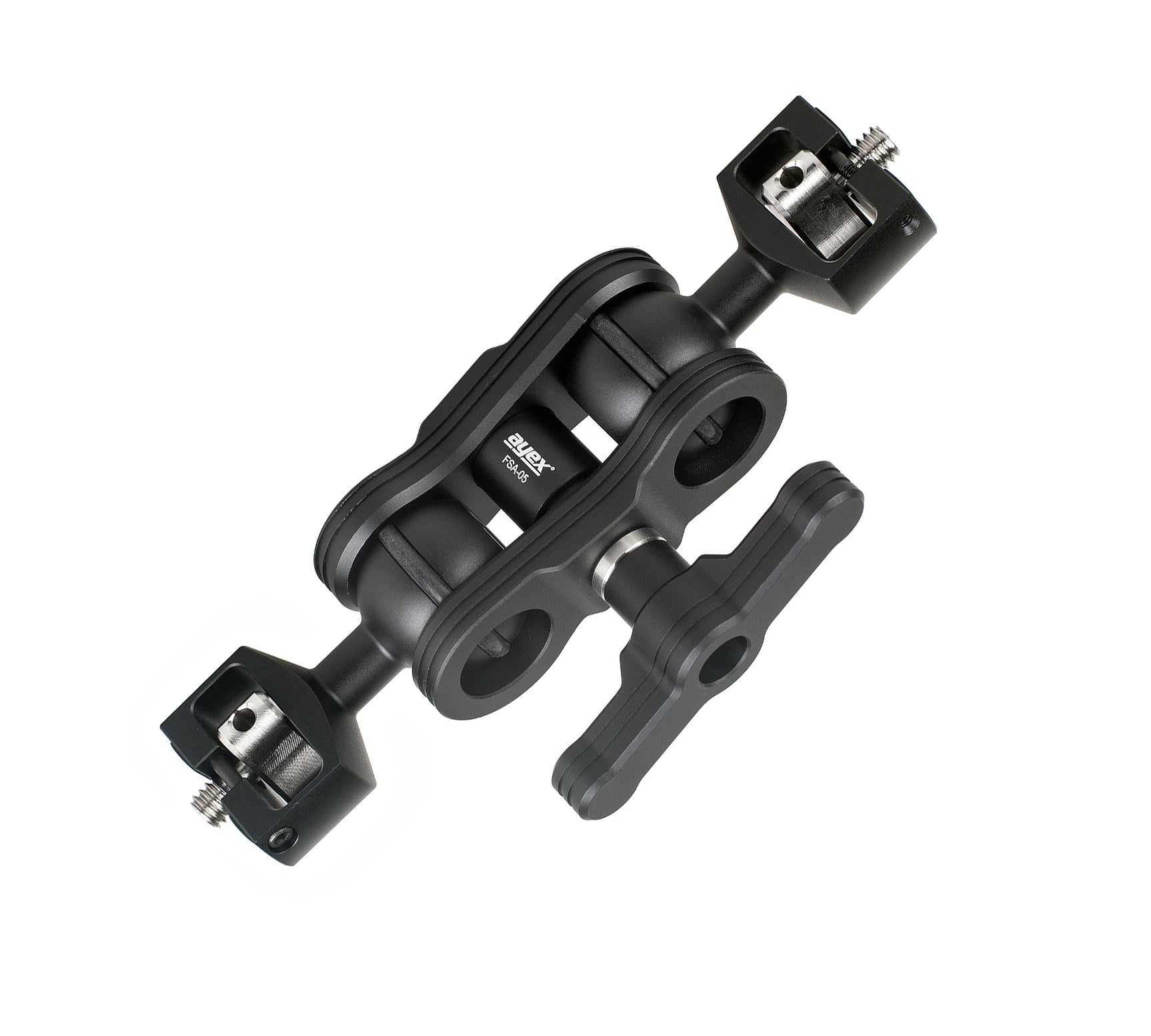 Magic Arm Gelenkarm 1/4 Zoll eloxiertes Alumnium Doppel-Kugelköpfe gut erreichbare Drehschraube FSA-05