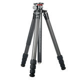 JUSINO Flexibles Karbon-Stativ max. 170cm bis 18Kg belastbar neigbare & entfernbare Mittelsäule