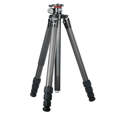 JUSINO Flexibles Karbon-Stativ max. 170cm bis 18Kg belastbar neigbare & entfernbare Mittelsäule