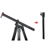 JUSINO Flexibles Karbon-Stativ max. 170cm bis 18Kg belastbar neigbare & entfernbare Mittelsäule