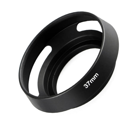 Metall Gegenlichtblende Schwarz – Hohlprofil Design – Schraubmontage